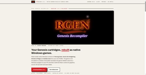 r-gen.net homepage